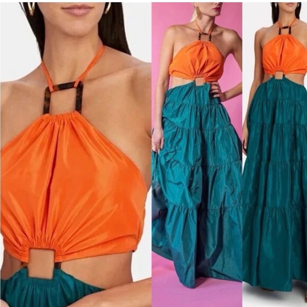 STAUD Dome Teal Tangerine Coastal Tortoise